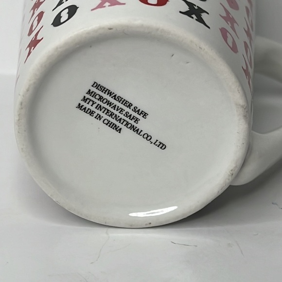 XOXO Coffee Expresso Tea Cup 5” Tall Porcelain‎ Mug Valentines Day NWOB - Picture 5 of 5